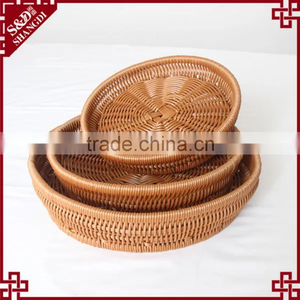 China Factory Hot Sale Picnic Set Basket PE Wicker Woven Storage Basket photo-6
