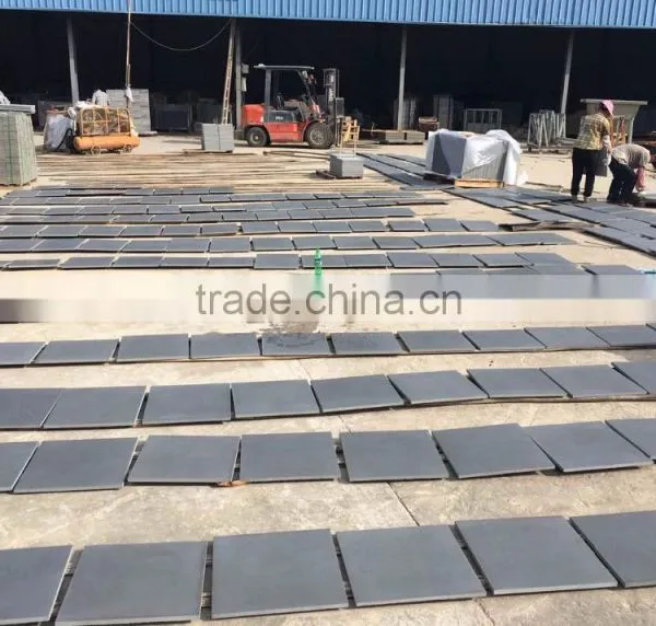China Dark Basalt Tile Natural Cheap Lava Stone photo-4