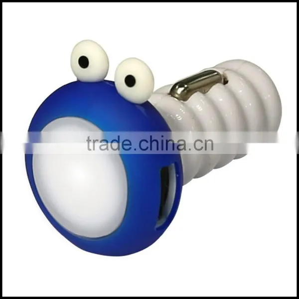 Light up Dual USB Car Charger With Removable Goofy Silicone Ring photo-2