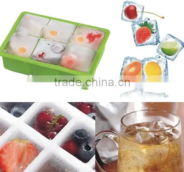 New Arrival 6 Lattices Silicone Ice Tray photo-3