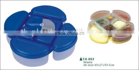 Plastic Mini Combine Storage Bento Lunch Box and Food Containers photo-2