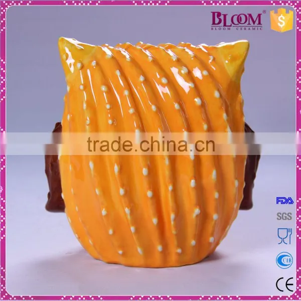 Ceramic Decorative Owl Money Safe Box for Kids Gift photo-3