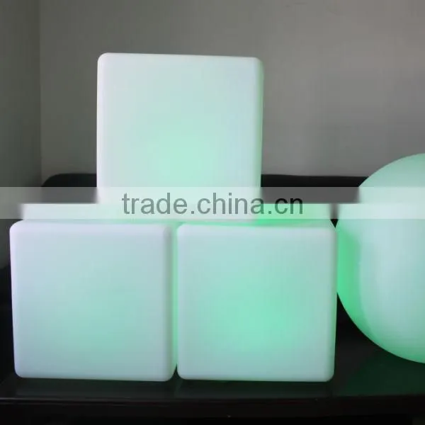 43CM Outdoor Waterproof LED Cube Color Changing Square Bar Seat LED Furniture for Sale photo-4
