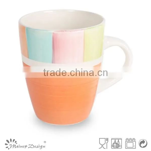 Handpainted 12oz Fine Personalized Eartherware Mugs photo-3