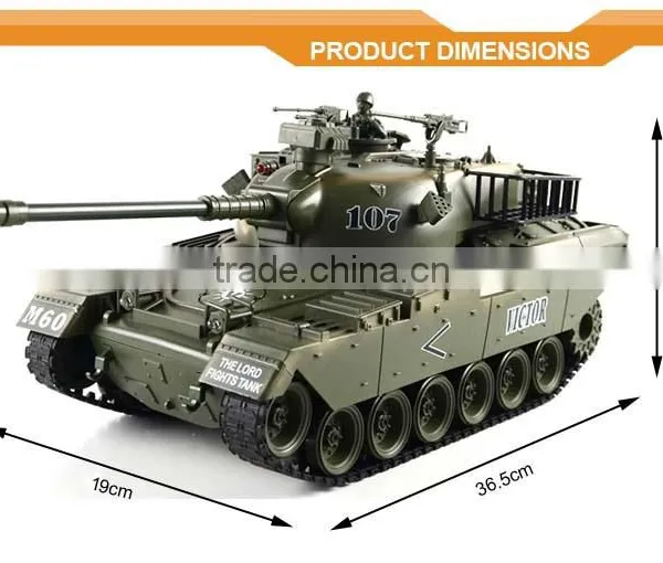 2015 Hot Sale High Quality 2.4G 18 CH rc Battle Tanks Model Toys, RTH184216 photo-4
