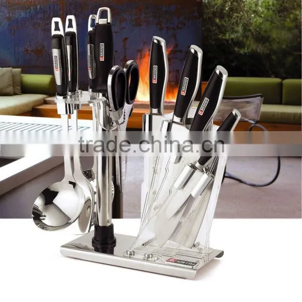 Knives Set With Kitchen Scissor