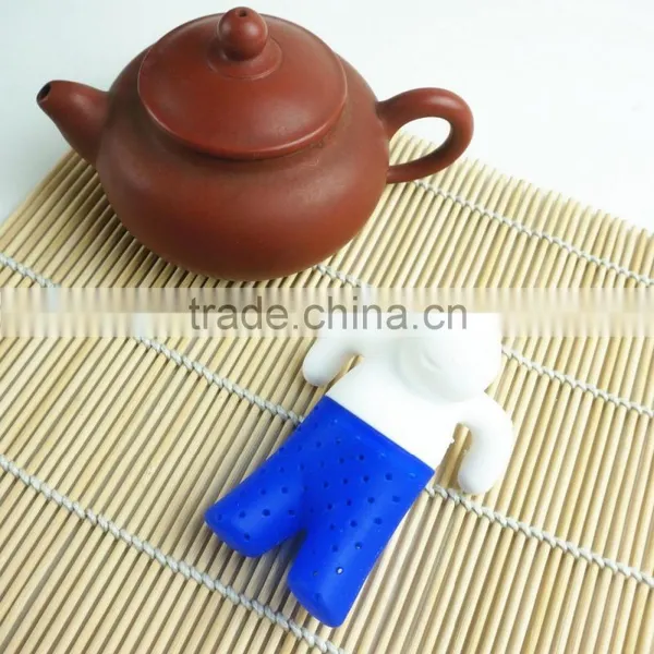 16158 Unique Cute Tea Strainer Silicone Tea Infuser Filter Teapot Teabags for Tea & Coffee Drinkware photo-5
