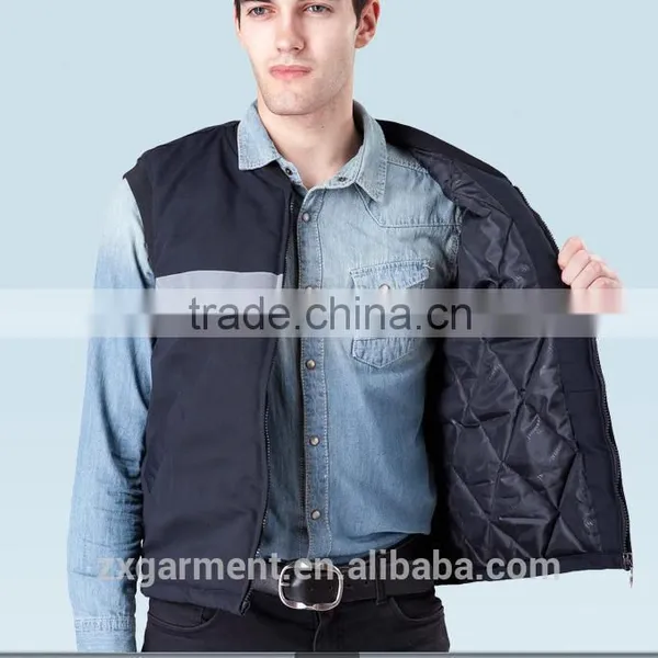 2015 Outdoor Working Vest; Padded Windproof Body Warmer Vest; Breathable Sleeveless Work Vest photo-4