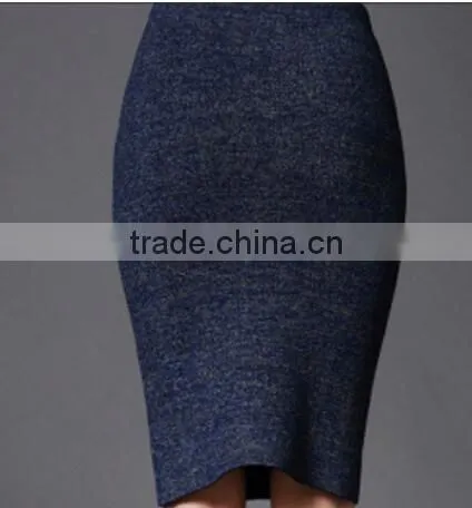 Sexy Black Faux Leather Fitted Pencil Skirt photo-2