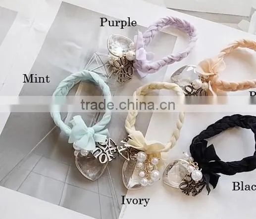 Fashion Lace Wristband for Bridesmaid New Design Wide Lace Bracelet Wedding Jewelry Bangle Fabric Braided Bracelet Bangle photo-2
