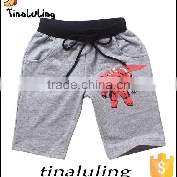 Hot Selling Boys Baymax Summer Hot Shorts With Line Children Big Hero 6 Shorts photo-4