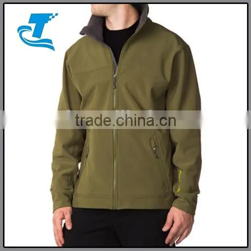 Latest Breathable Hooded Softshell Men Jacket photo-4
