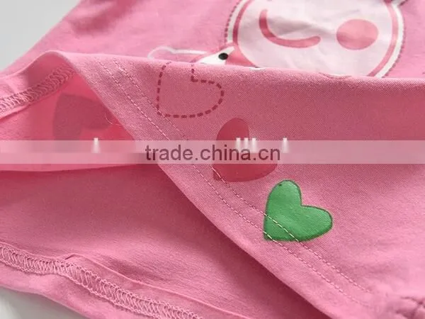 Kids Wear Baby Girls' Short Sleeve T-shirts Kids Top Fit Summer Short Sleeve Tshirts Set photo-3