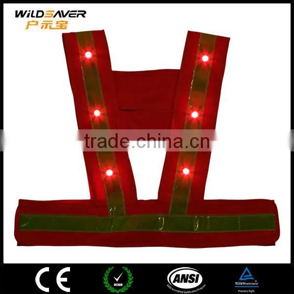 Hi Vis Overalls Led Flashing Vest/Safety Work Uniform photo-2