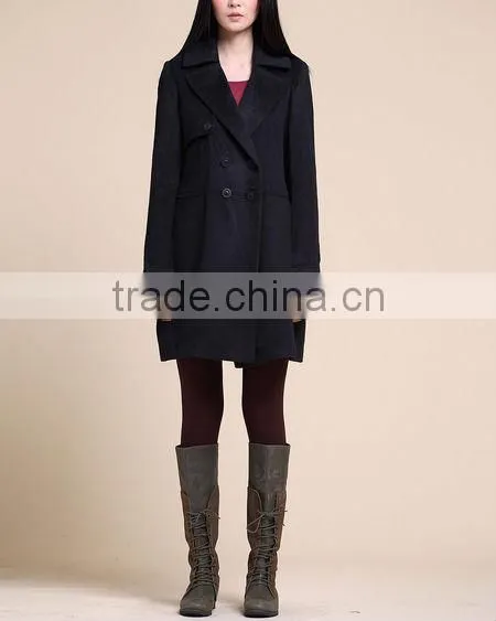 Autumn New Coming Warm Clothing Slim Fit Women/men Woolen Coat photo-4