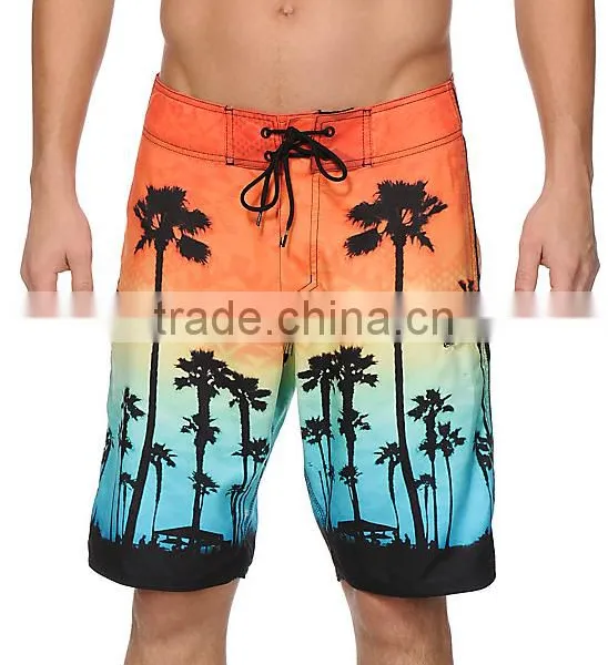 Newest Fashion Custom Made Wholesale Mens Boxer Shorts Beach Shorts Printed photo-3