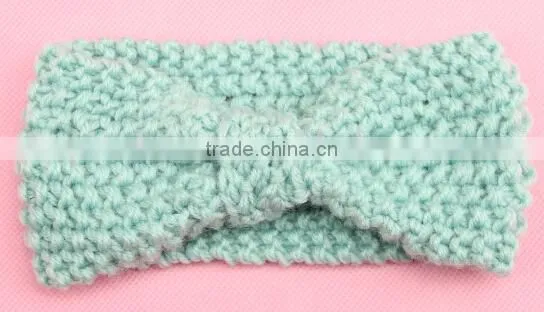 Crochet Knitting Baby Headband, Baby Turban Knitting Headband photo-5