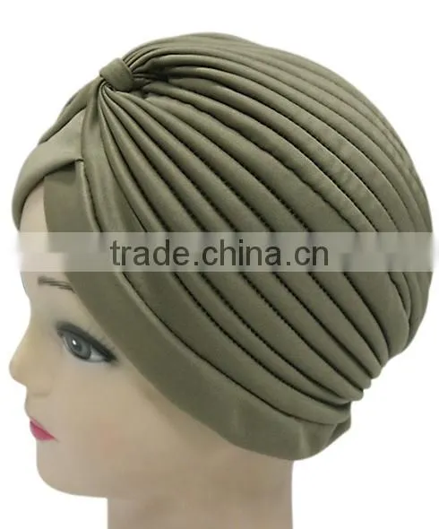 Men and Women Solid Color Bow Head Hat Outdoor Sunscreen Scarf Cap Watermelon Cap Cap Cap Cap Can be Folded photo-3