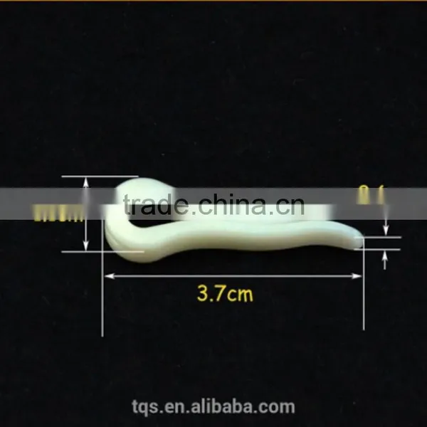 3.7*1.1*0.6cm Without Teeth Garment Accessory Plastic Clips for Packing photo-3