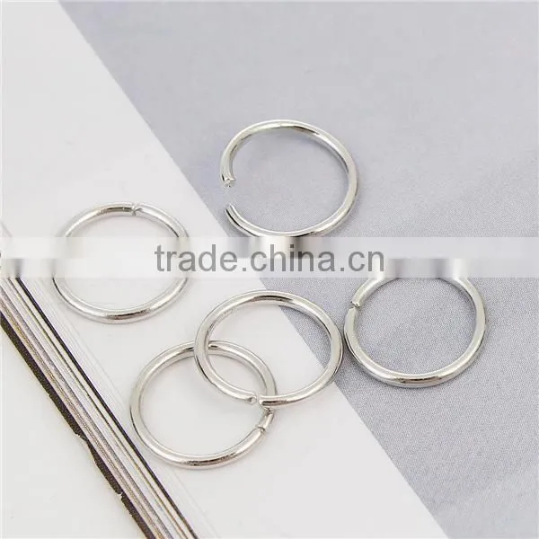 Zinc Based Alloy Accessories Findings Circle Ring Silver Tone Cheaper Hairpin For Hair photo-3