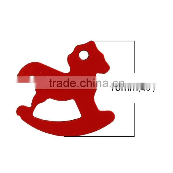 PVC Confetti Party Decoration Baby Shower Rocking Horse At Random photo-2
