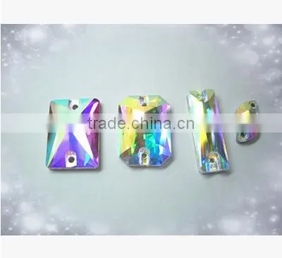 Crystal ab Teardrop Sew on Crystal Beads for Wedding Dress photo-6