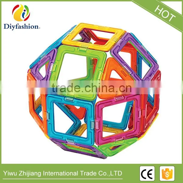 77pcs Kids Educational Construction Set Toys Plastic Magnetic Building Blocks photo-6