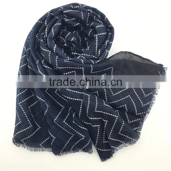 Wave Printed Women Shawl Scarf photo-4