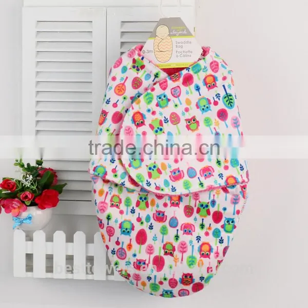 Wholesale Polyester Baby Textile Swaddle Blanket