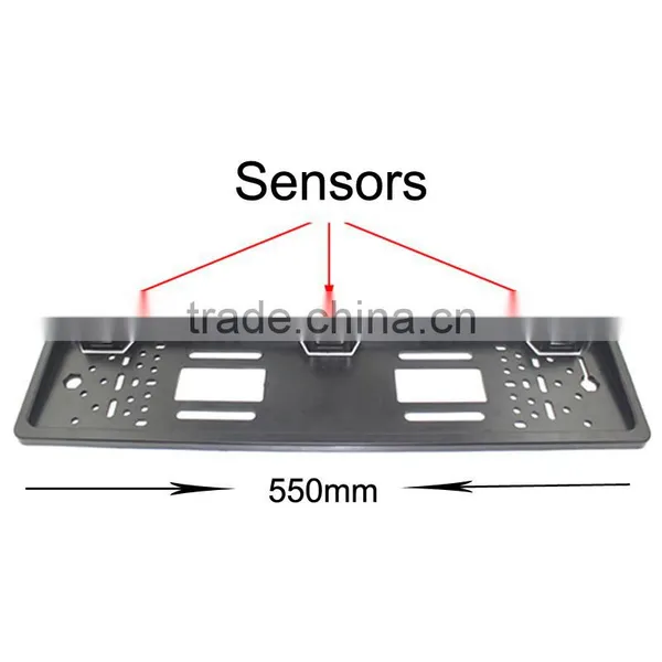 3 Mins Installation European License Plate Rear Parking Sensor Buzzer Alarm photo-4