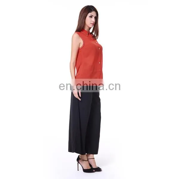 2015 Wholesale Light Weight XXX Size Fat Sleeveless Women Shirts photo-2