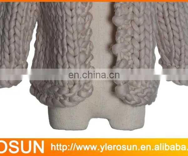 Supplier Soft 100% Wool Handmade Sweater for Babies photo-5
