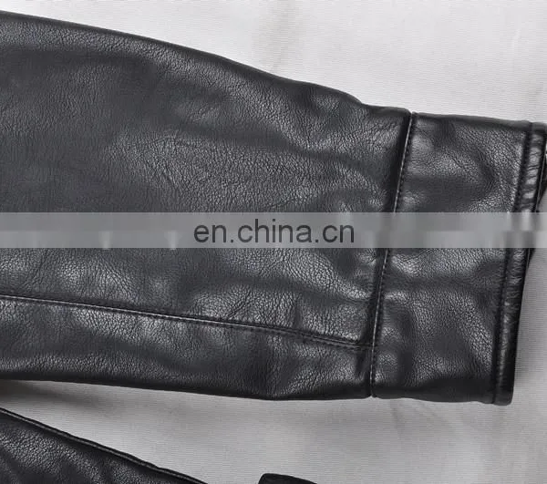 2015 Mens Handsome Last Design Leather Jacket photo-6