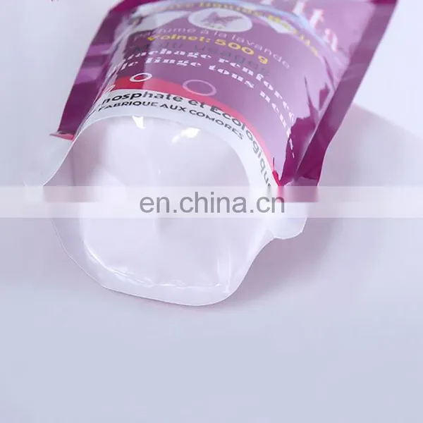Custom Plastic Laundry Detergent Standing Up Spout Pouch photo-5
