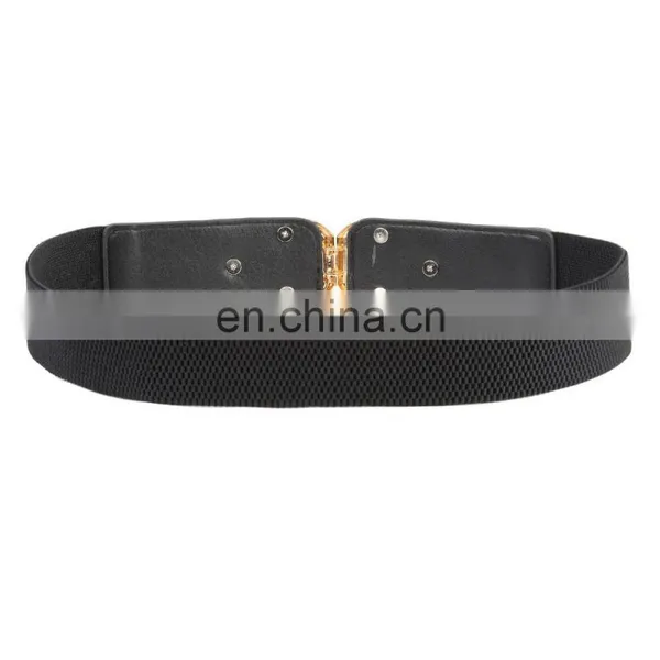 Grace Karin Women Ladies Girls Metal 1.5" Bow-Knot Buckle Stretchy Elastic Waist Belt Waistband CL010485 photo-3