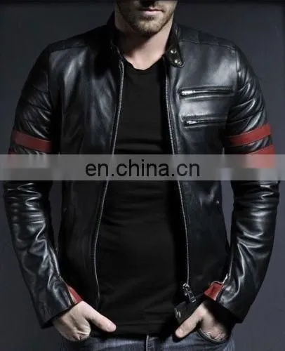 Leather Jacket Mens Lambskin