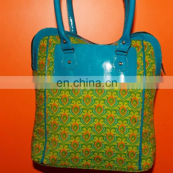 Bright Colorful Cotton Handmade Shouler Comfertable Bag photo-4