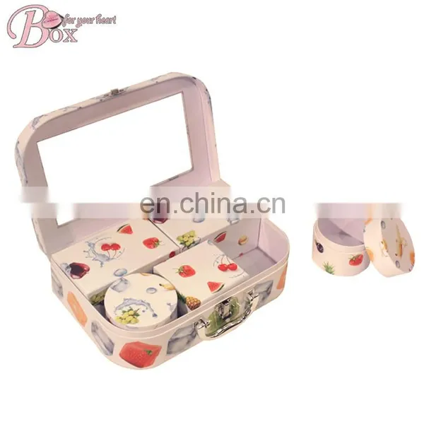 PVC Window Cardboard Funny Children Suitcase With Metal Lock photo-2
