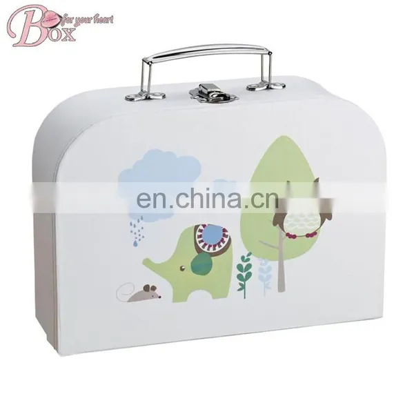 New Design Pattern Cardboard Suitcase Packaging Storage Box photo-2