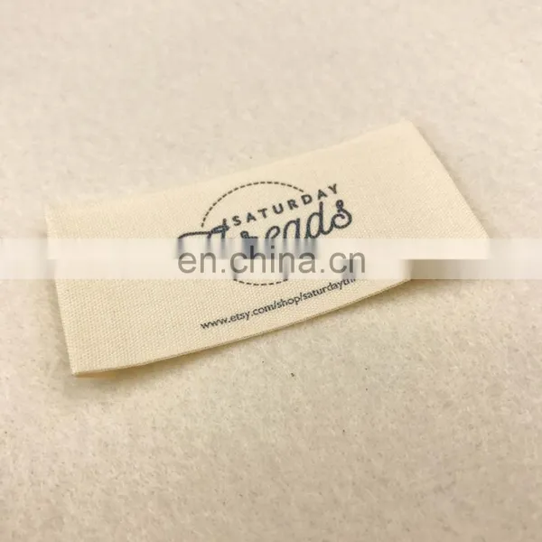 Cotton Printed Label / Cotton Labels / Cotton Clothing Labels photo-4