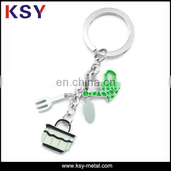 Hot Sell Costom Engraved Metal Keychains With Bag photo-5