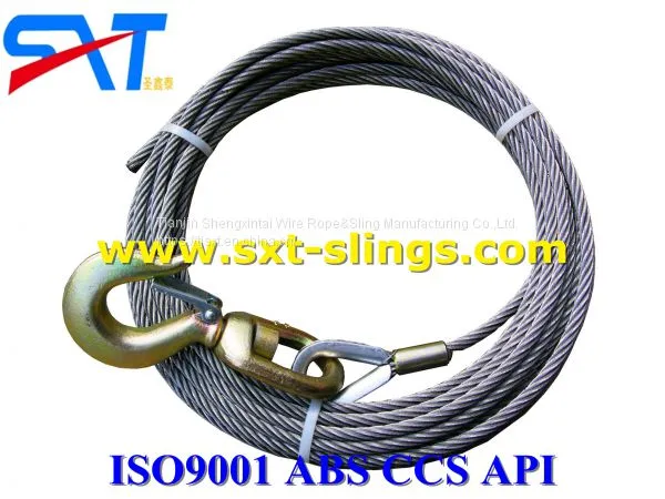 Galvanized Steel Wire Rope Slings Exporter 6*49SWS+IWR photo-4