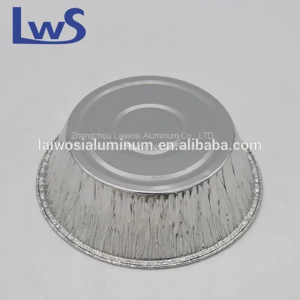 Shallow Mince Pie Or Jam Tart Foil Pan, Disposable Tin Foil Egg Tart Cup and Round Aluminum Baking Cup photo-2