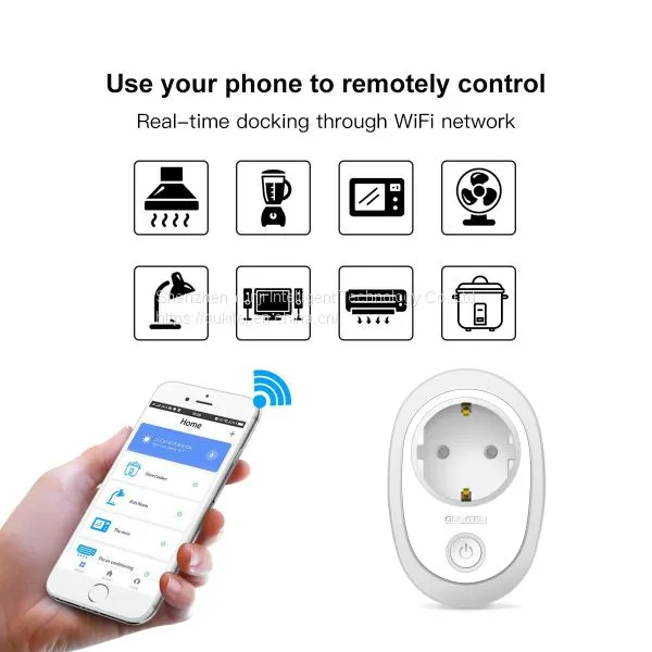 Oukitel P2 WiFi Smart Plug,Air Condition Smart Plug Mini Smart Ourtlet Wireless Remote Control Outlet Timer photo-4