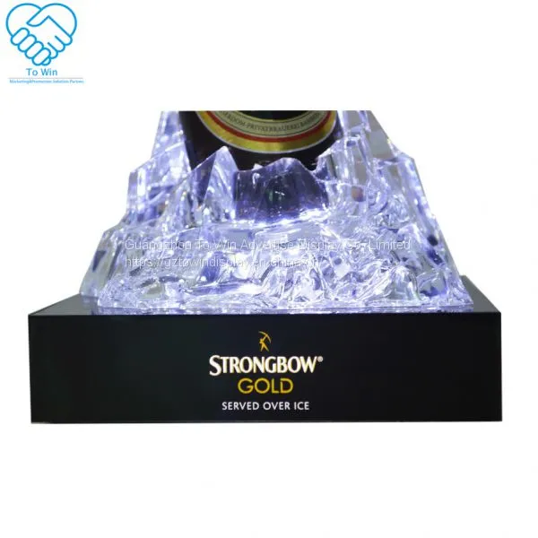 Modern and Elegant Acrylic Bottle Display/Plexiglass Wine Display photo-2