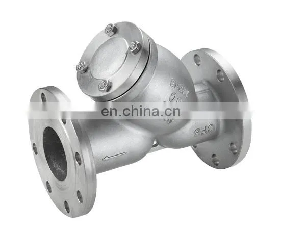 3/4 Inch Pipe Fitting Y-strainer SS Stainless Steel Flange End photo-3