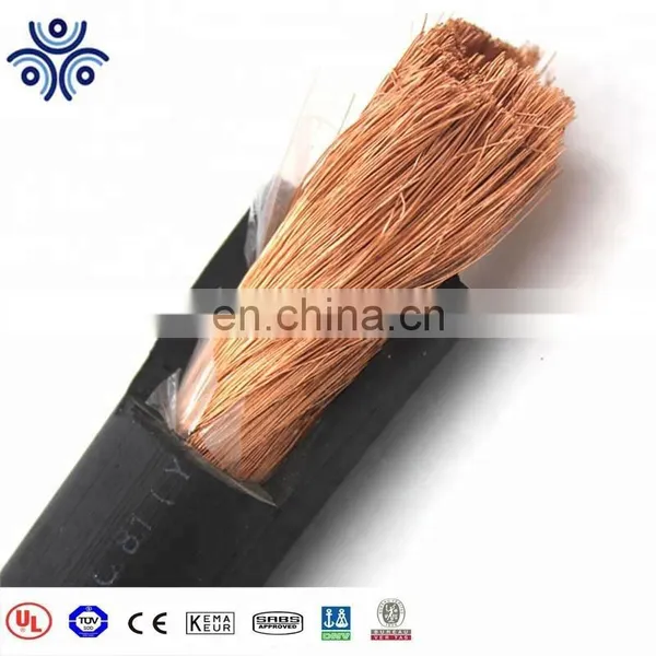 Flat Copper Welding Cable Rubber Insulated Power Cable photo-4