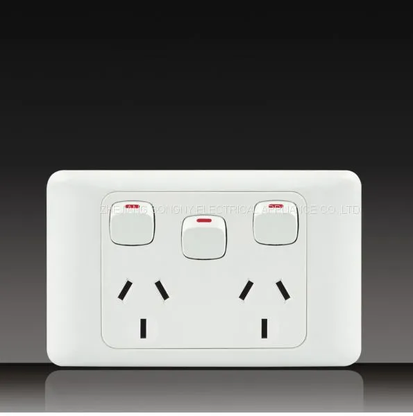 Push Button Wall Switch Socket Digit Telephone Socket With Data Socket photo-2