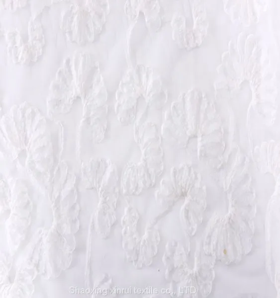 Luxury Laser Cut Flower Wedding Lace Fabric Embroidery for Clothes photo-2