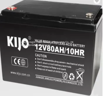 12Volt 80AH Rechargeable Sealed Lead Acid UPS/Solar Battery